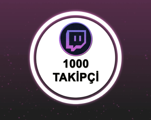 Twitch 1000 Takipçi Satın Al