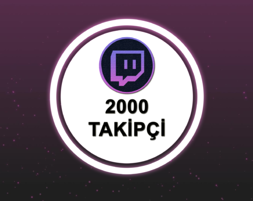 Twitch 2000 Takipçi Satın Al