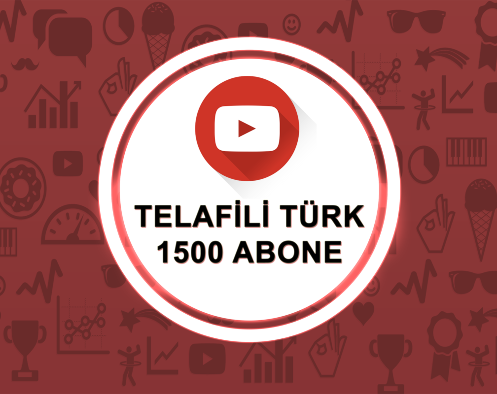 YouTube 15 GünTelafili 1500 Türk Abone