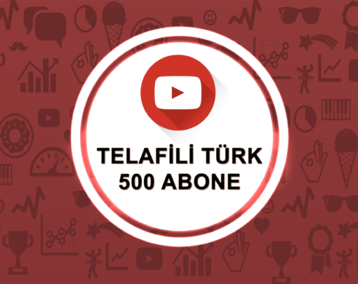 YouTube 15 GünTelafili 500 Türk Abone