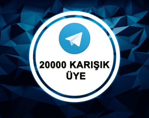 20000 Telegram Grup-Kanal Üyesi
