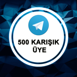 500 Telegram Grup-Kanal Üyesi