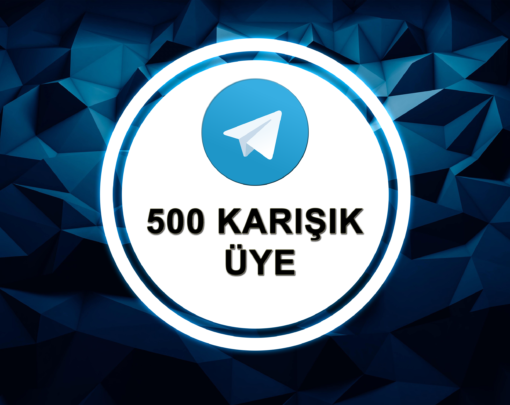 500 Telegram Grup-Kanal Üyesi