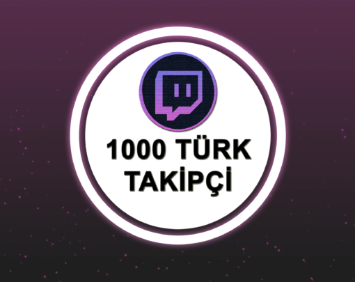 Twitch 1000 Turk Takipci Satin Al