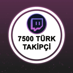 Twitch 7500 Turk Takipci Satin Al