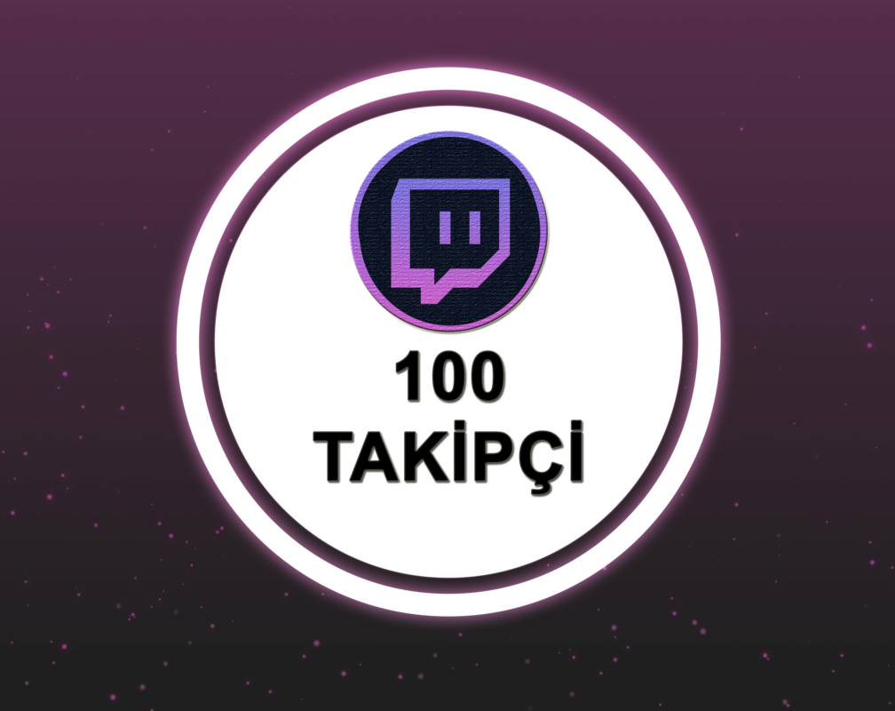 Twitch 100 Takipci Satin Al