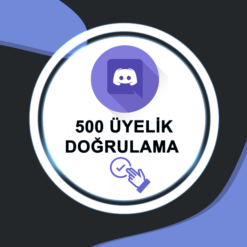 Discord 500 Uyelik Dogrulama