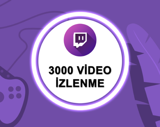 Twitch 3000 Video Views